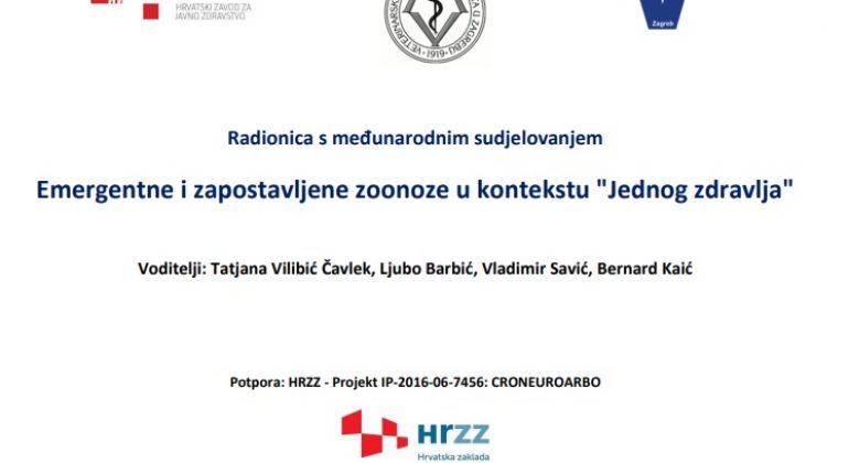 Radionica emergentne i zapostavljene zoonoze u kontekstu “Jednog zdravlja” Radionica emergentne i zapostavljene zoonoze u kontekstu “Jednog zdravlja”
