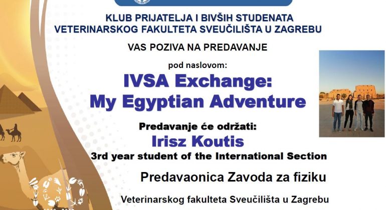 IVSA Exchange: My Egyptian Adventure IVSA Exchange: My Egyptian Adventure