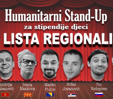 Humanitarni Stand-up: Top Lista Regionalista