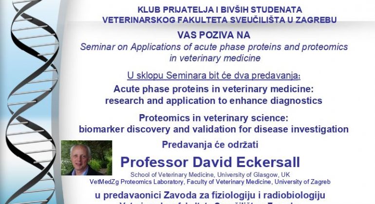 Seminar on Applications of acute phase proteins and proteomics  in veterinary medicine