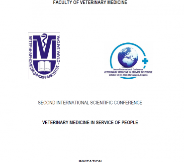2nd International conference “Veterinary medicine in service of people”