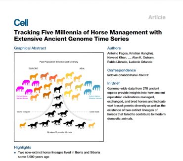 Fages et al. (2019): Tracking Five Millennia of Horse Management with Extensive Ancient Genome Time Series. Cell