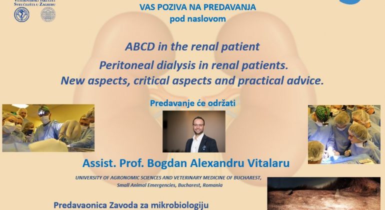 PREDAVANJA: ABCD in the renal patient. | Peritoneal dialysis in renal patients. | New aspects, critical aspects and practical advice.