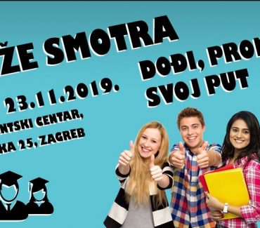 Smotra Sveučilišta u Zagrebu 21. – 23. studenoga 2019.