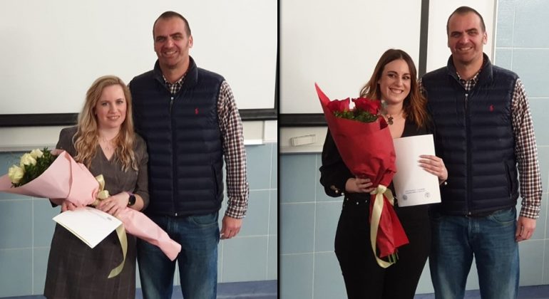 Dodijeljene diplome programa Internship Dodijeljene diplome programa Internship