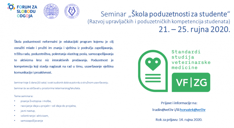 Škola poduzetnosti za studente Škola poduzetnosti za studente