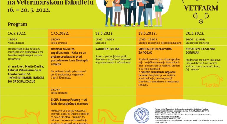 Dani karijera na Veterinarskom fakultetu