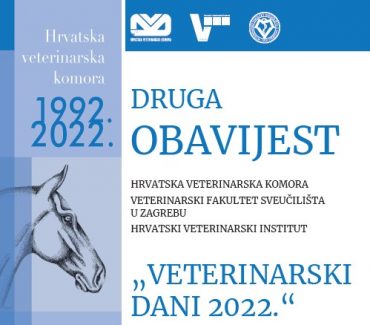 2. Obavijest za „VETERINARSKE DANE 2022.“