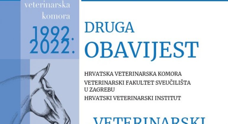 2. Obavijest za „VETERINARSKE DANE 2022.“