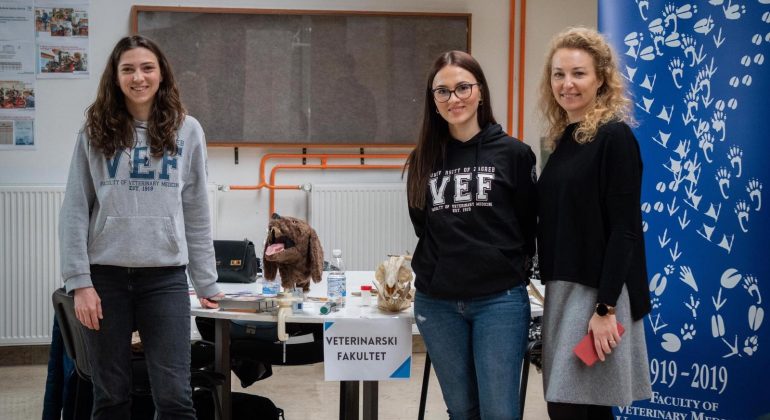 The Veterinary Faculty participates in Career Day in Velika Gorica