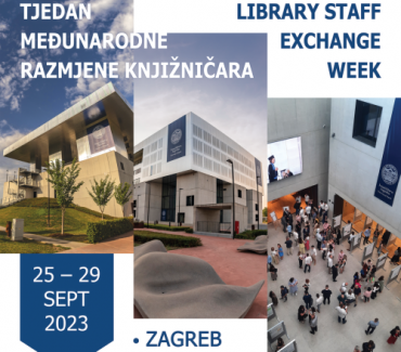 Međunarodni tjedan knjižničara” (Erasmus) – “International Library Staff Exchange Week”, od 25. do 29. rujna 2023.