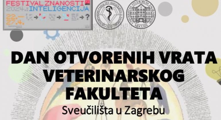 Najava Dana otvorenih vrata na Veterinarskom fakultetu i Festivala znanosti 2024.