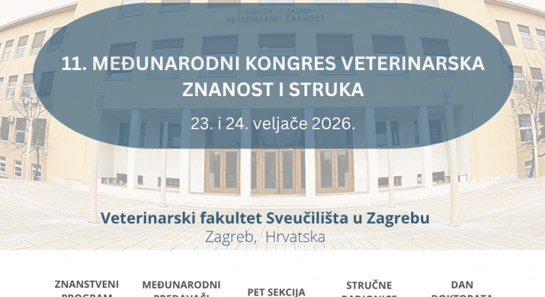 11. međunarodni kongres „Veterinarska znanost i struka“ – prva obavijest
