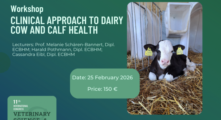 Worskshop announcement! “Clinical approach to dairy cow and calf health”